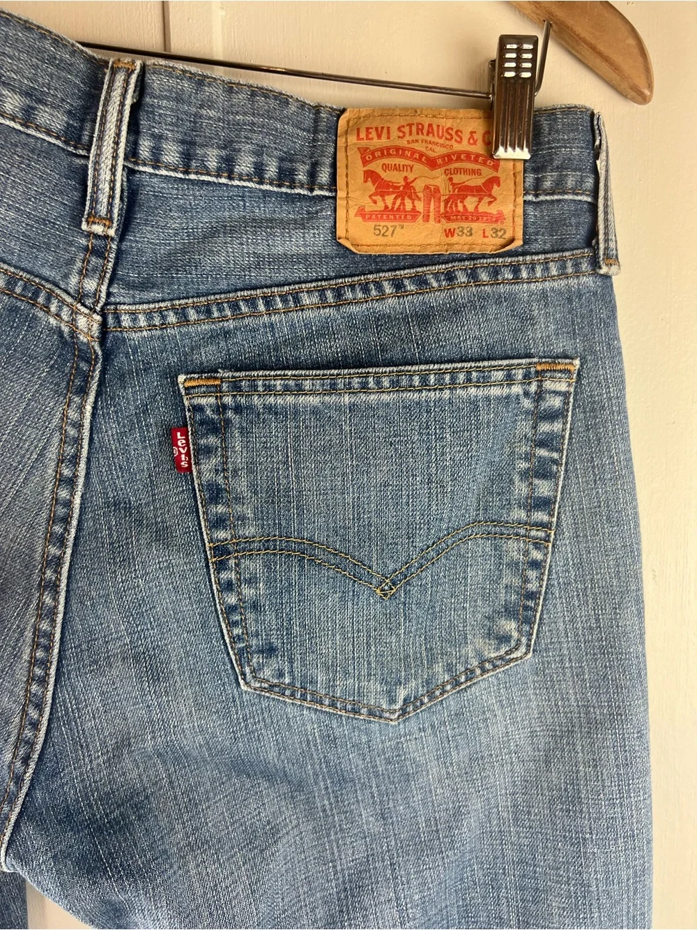 Levi's Mens 527 Slim Boot Cut Fit Jeans